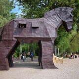 Bild: Koń trojański w Parku Mitologii Zatorland